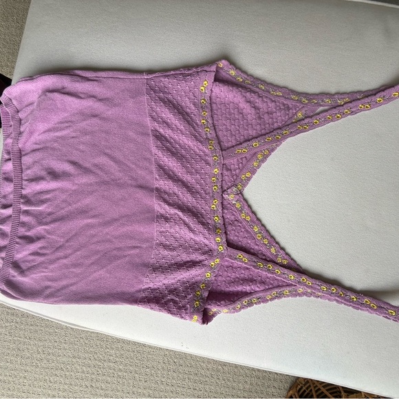 Free People Lilac Knit Tank Top - Picture 5 of 7